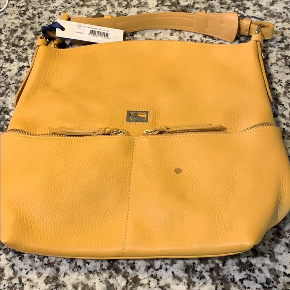 Mustard Leather Satchel